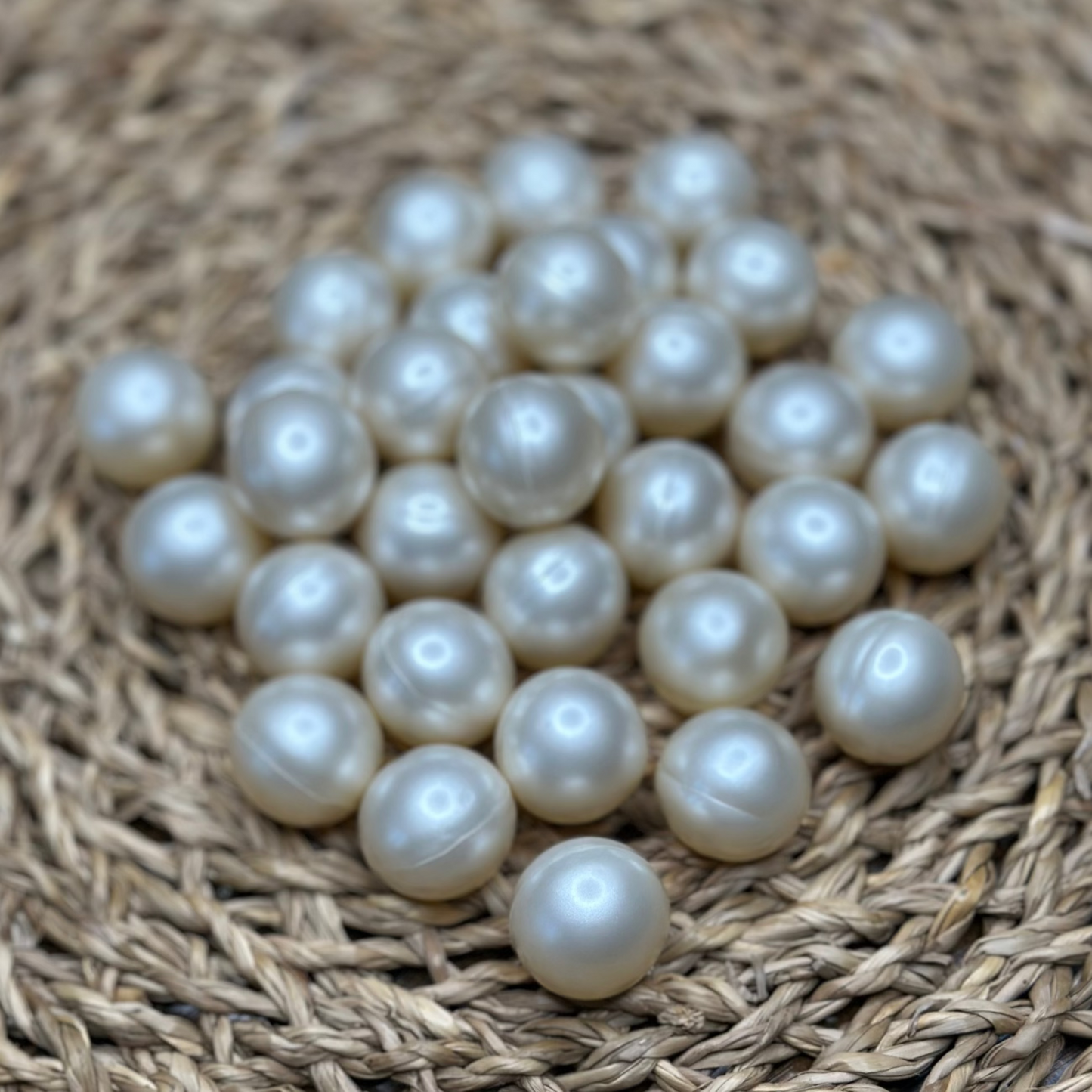 Perles de bain rondes