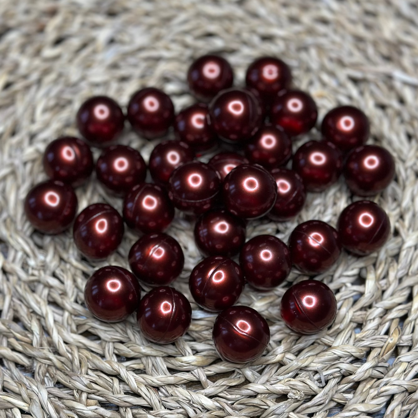 Perles de bain rondes