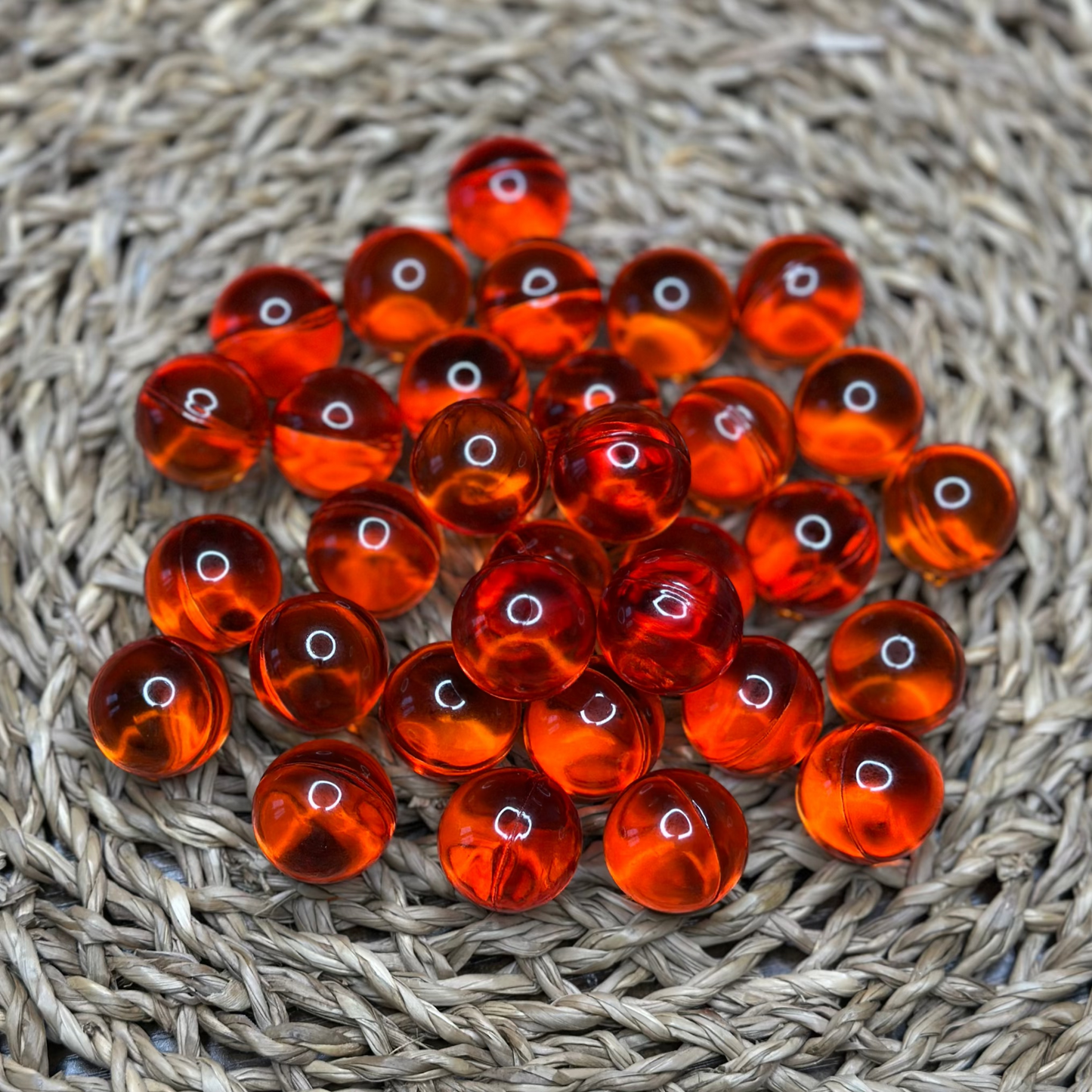 Perles de bain rondes