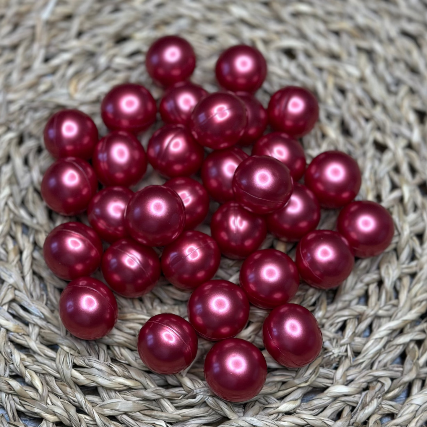 Perles de bain rondes